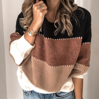 Colette | Pull en laine pour femme avec couleurs
