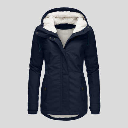 Isabelle | Longue veste chaude imperméable et coupe-vent pour femmes
