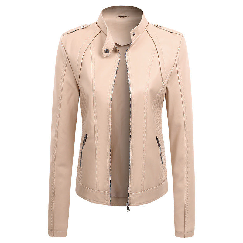 Anaëlle | Veste en cuir décontractée pour femmes