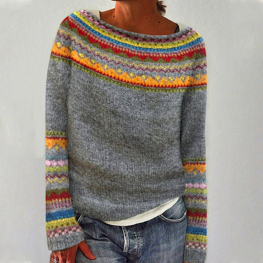 Claire | Pull à motifs
