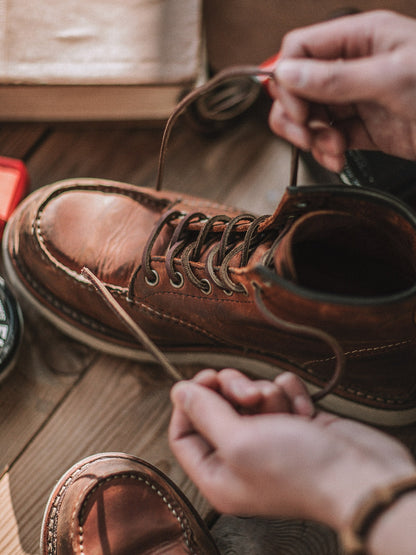 Mike | Bottes en cuir à bout mocassin pour hommes
