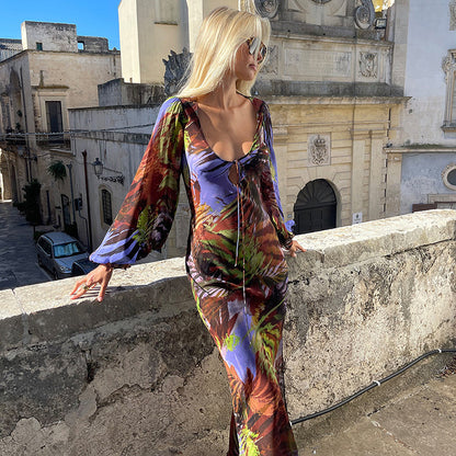 Renee | Robe colorée