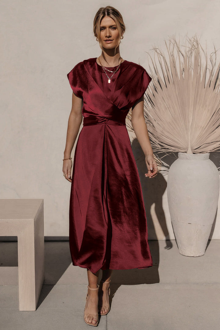 Janine | Élégant midi en soie