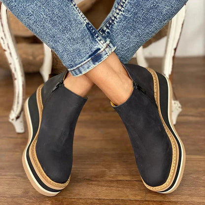 Louise | Bottes à semelle surélevée femmes