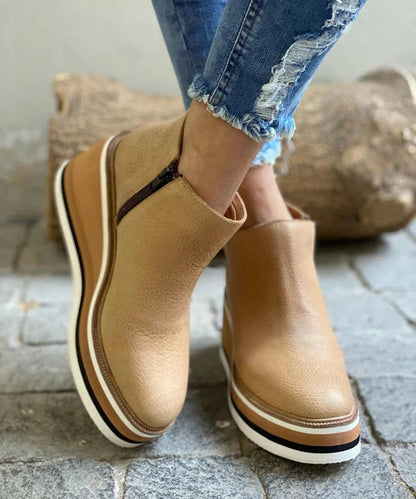 Louise | Bottes à semelle surélevée femmes