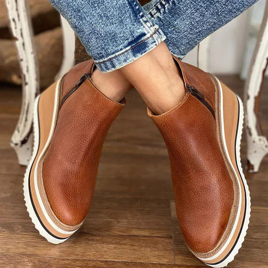 Louise | Bottes à semelle surélevée femmes