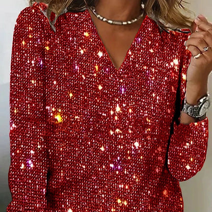 Milou | Top femme avec paillettes