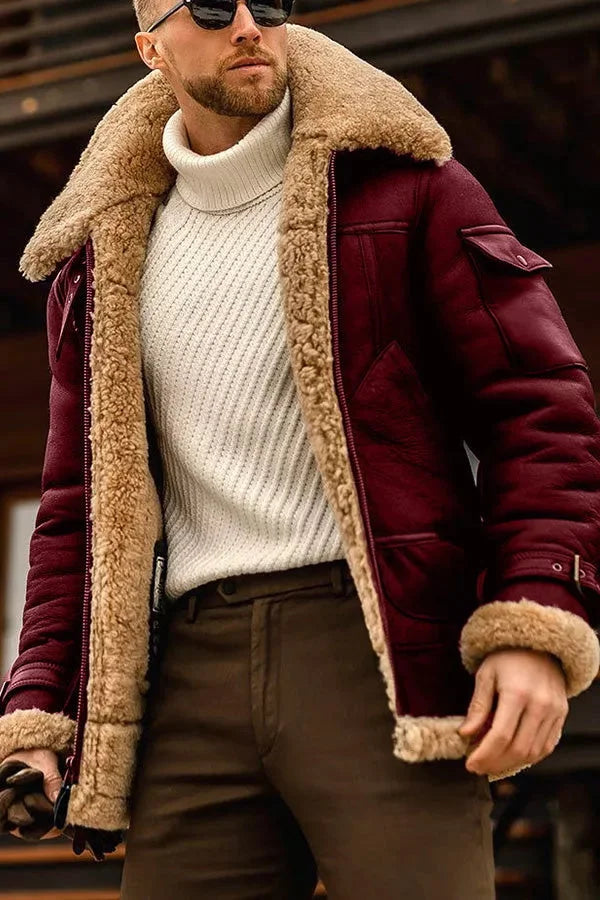 Olivier | Veste en cuir aviateur pilote