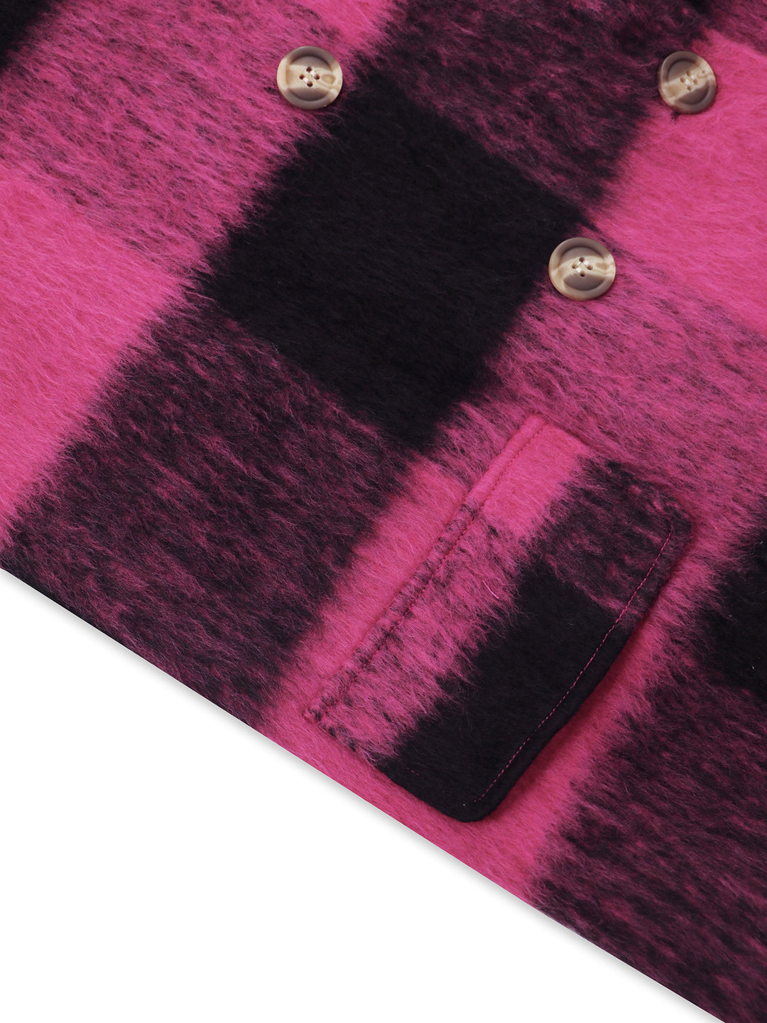 Aline | manteau long à carreaux pour femmes