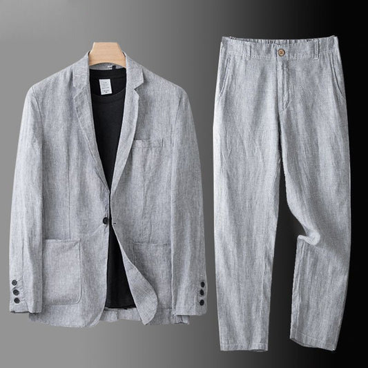 Pierre | costume décontracté en lin pour hommes