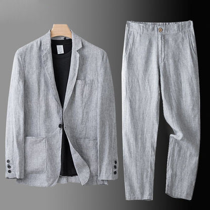 Pierre | costume décontracté en lin pour hommes