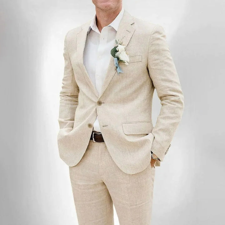 Lucas | Costume de loisir slim en lin hommes