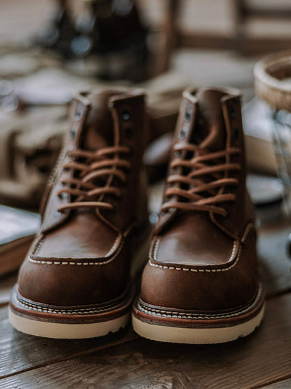 Mike | Bottes en cuir à bout mocassin pour hommes
