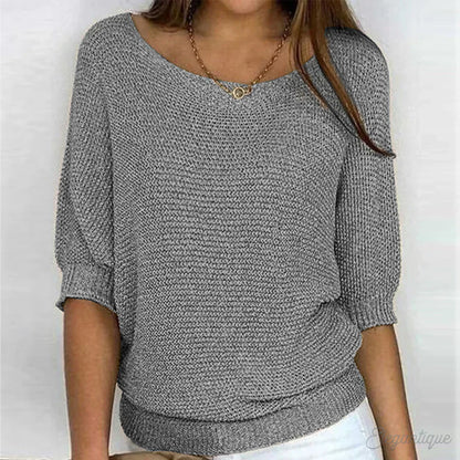 Charlena | Pull décontracté en tricot pour femmes