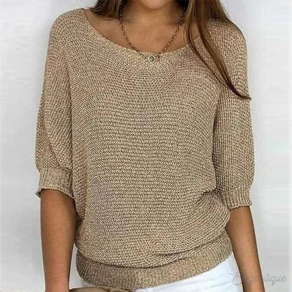 Charlena | Pull décontracté en tricot pour femmes