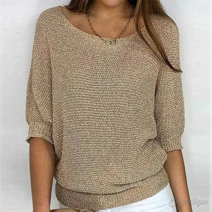 Charlena | Pull décontracté en tricot pour femmes